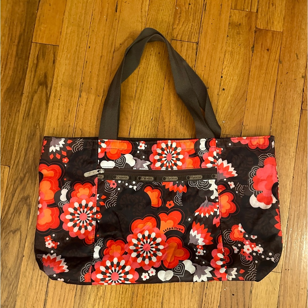 Reversible Lesportsac Nylon tote